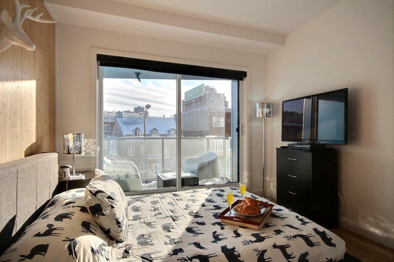 Le Kameleon 318 : Interieur Parking, Rooftop Terrace, Gym 魁北克 外观 照片